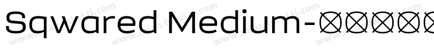 Sqwared Medium字体转换